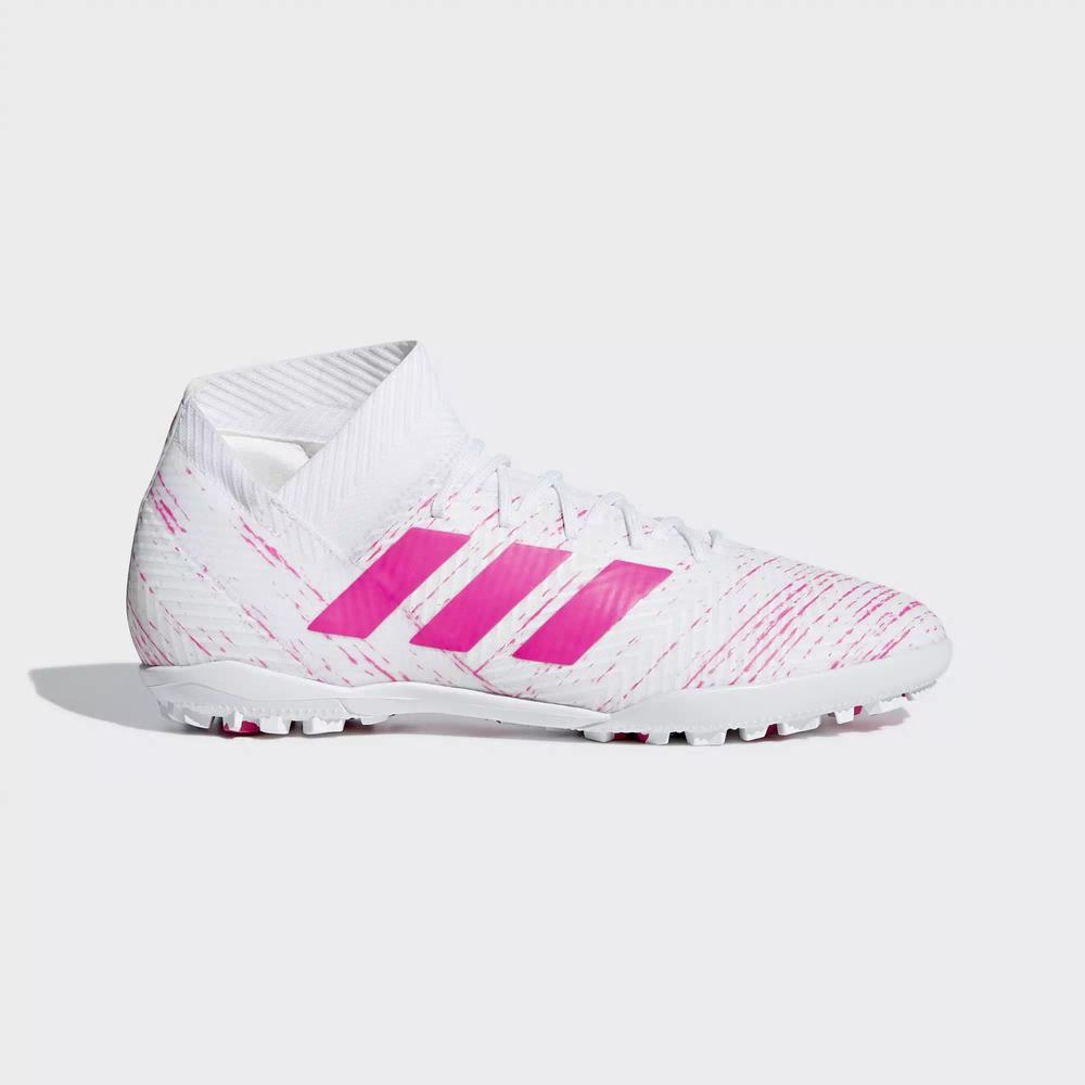 Adidas Nemeziz Tango 18.3 Turf Tenis De Futbol Blancos Para Hombre (MX-94692)